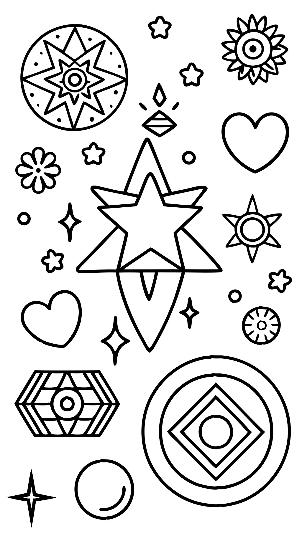 printable shapes coloring pages